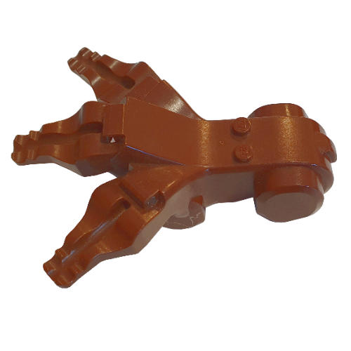 Lego Creature Body Part, Dog Body, Three Heads (Fluffy)