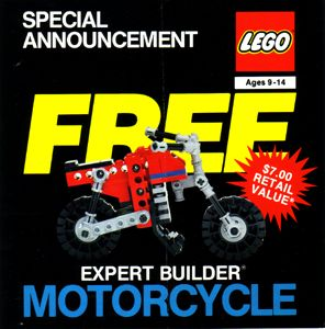 Lego 1983 Insert - Expert Builder Offer