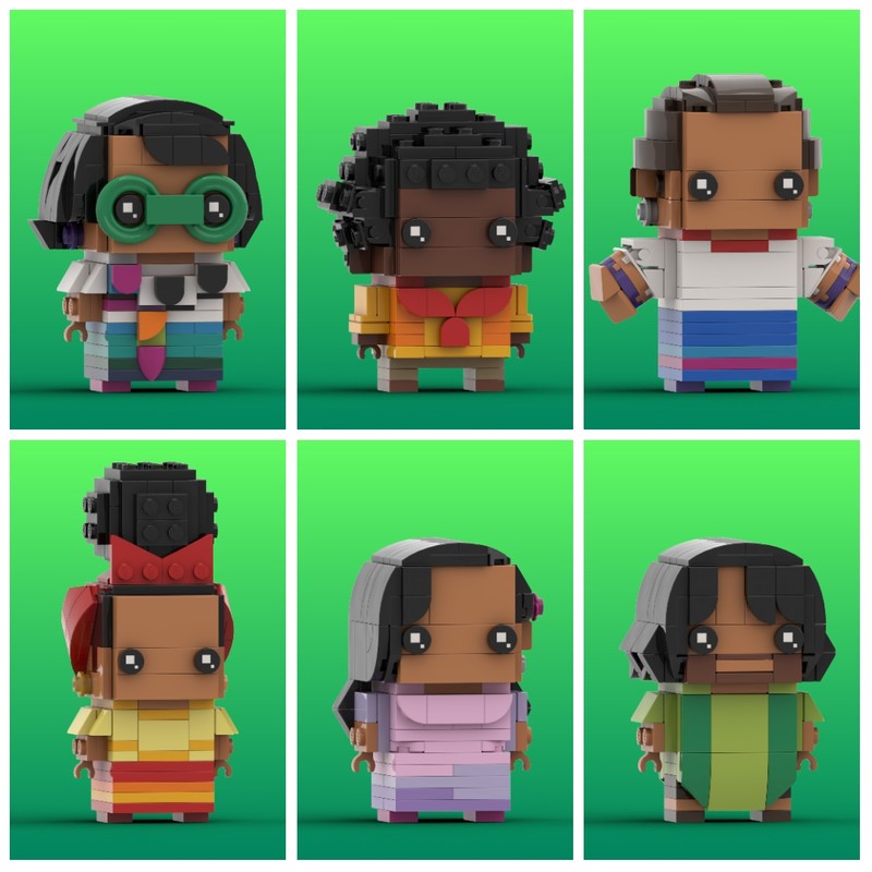 Lego Encanto Brickheadz Complete Collection