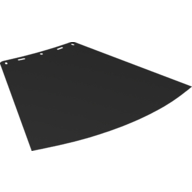 Lego Large Figure Cape, 5 Holes / Black