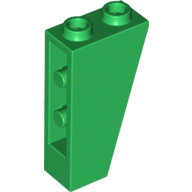 Lego Brick Sloped Inverted 75° 2 x 1 x 3 / Green