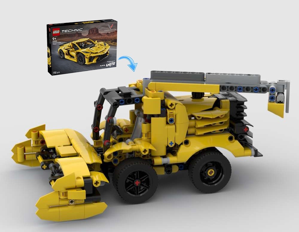 Lego Combine Harvester 42205 Alternate Build