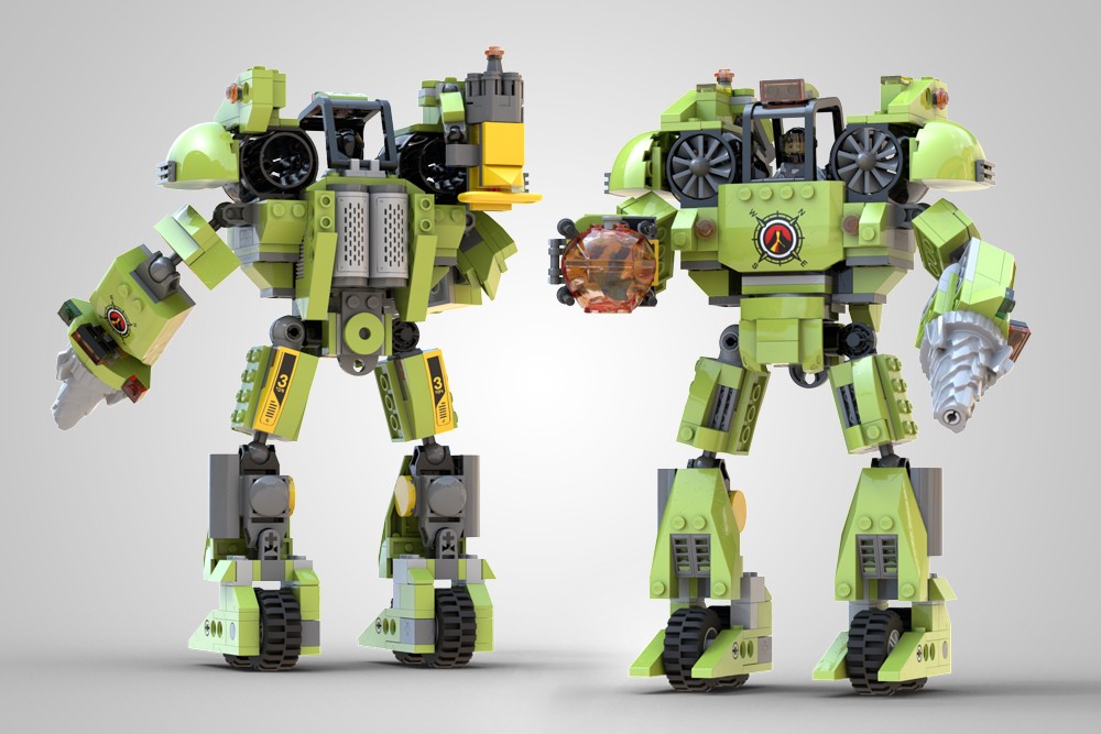 Lego Volcano Explorer - Driller Mech 3000!
