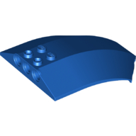 Lego Windscreen 8 x 6 x 2 Curved / Blue