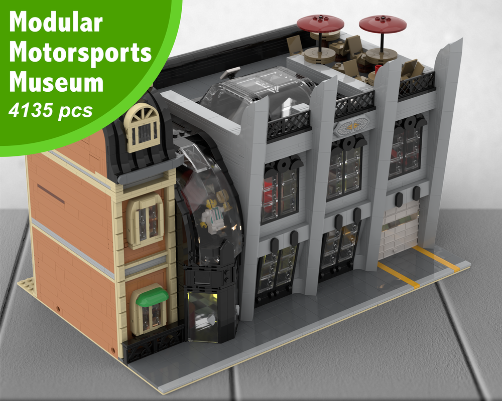 Lego Modular Motorsports Museum