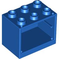 Lego Cupboard 2 x 3 x 2 with Hollow Studs / Blue