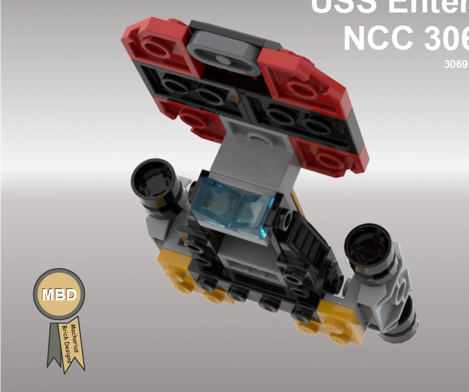 Lego USS Enterprise, NCC 30691-D Alternate Version