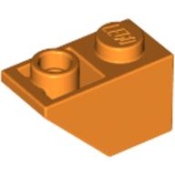 Lego Slope Inverted 45° 2 x 1 / Orange