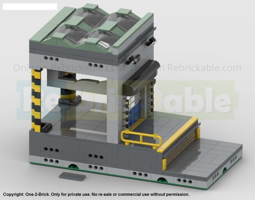 Lego V2: Modular Logistics Center - Loading Dock Vers. 2