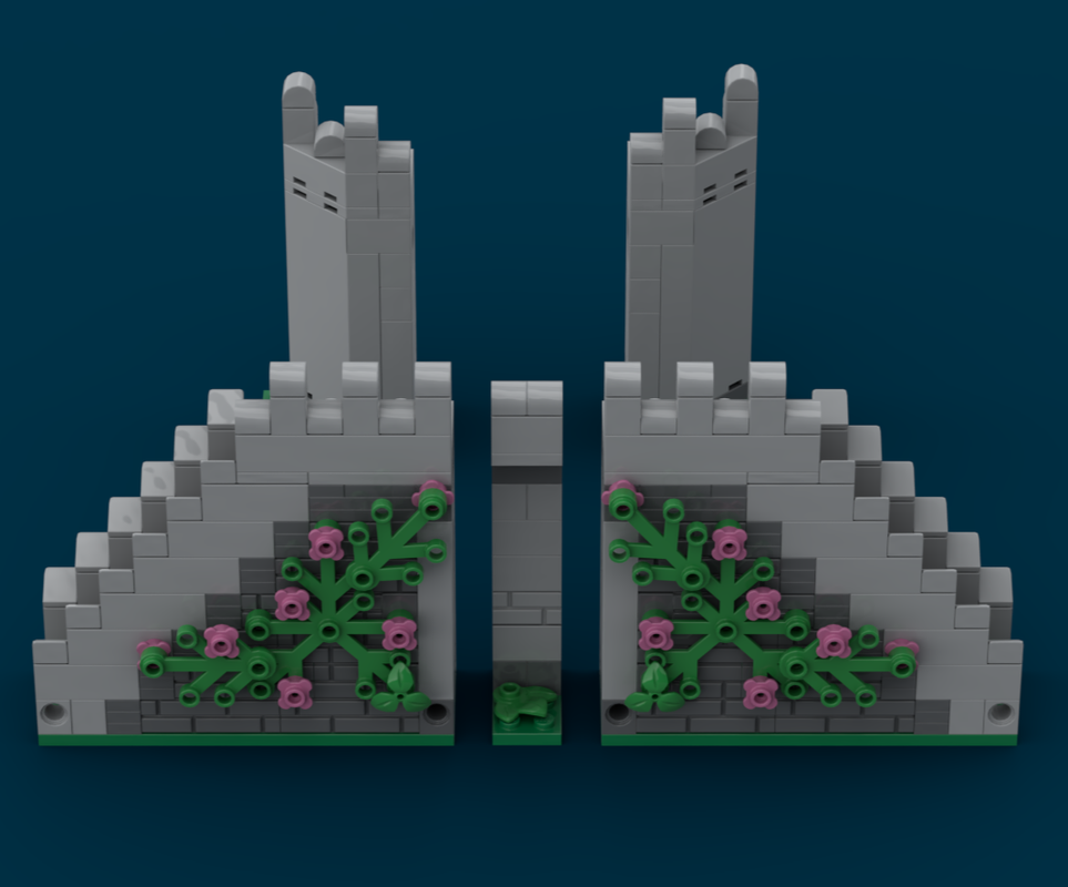 Lego MOdular castle connectors and stairs