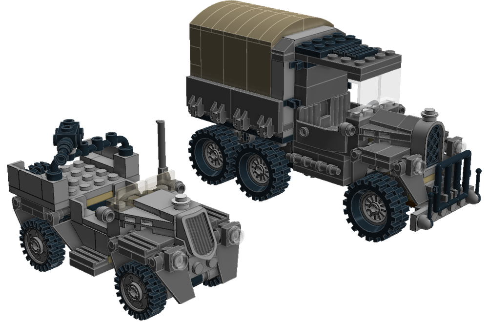Lego 7622 Suspension Mod