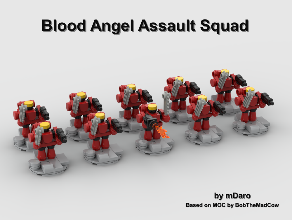 Lego Blood Angels Assault Squad