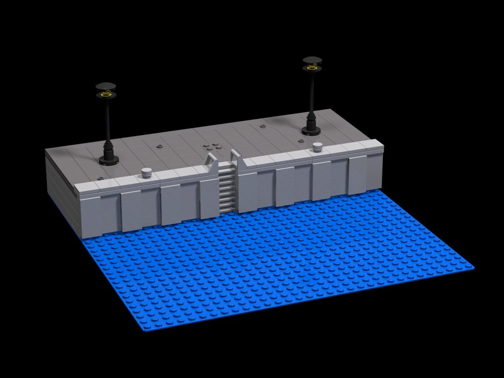 Lego Harbour Straight (Module)