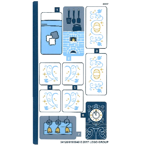 Lego Sticker Sheet for Set 41146-1