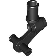 Lego Technic Pin with Dual Wheels Holder / Black
