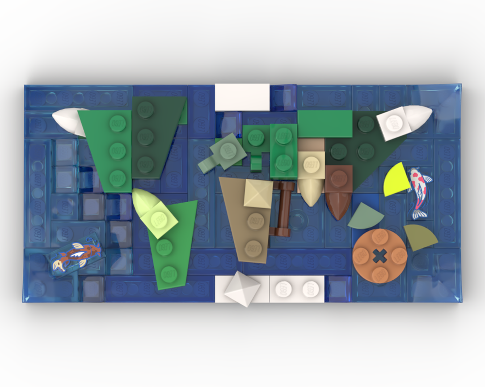 Lego World Map – Micro Scale