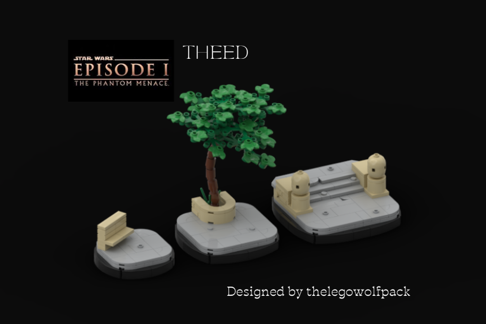 Lego Minifig round display THEED
