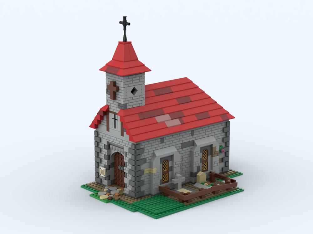 Lego medieval church