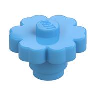 Lego Plant, Flower 2 x 2 - Round [Open Stud] / Medium Blue