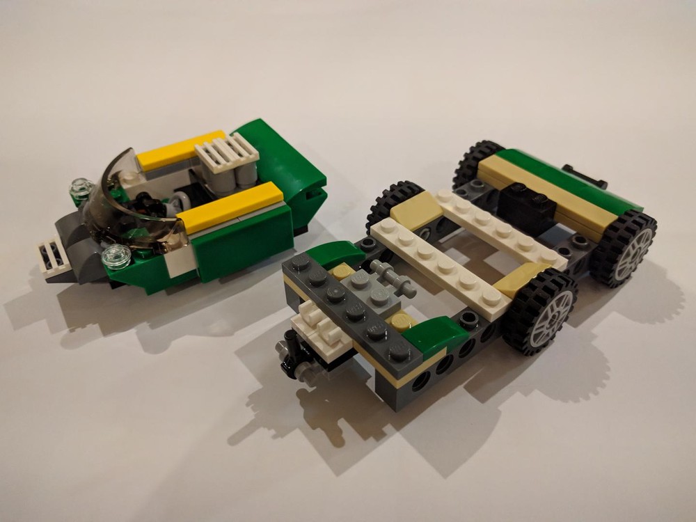 Lego 31056 Jet Boat With Trailer