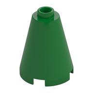 Lego Cone 2 x 2 x 2, Open Stud / Green