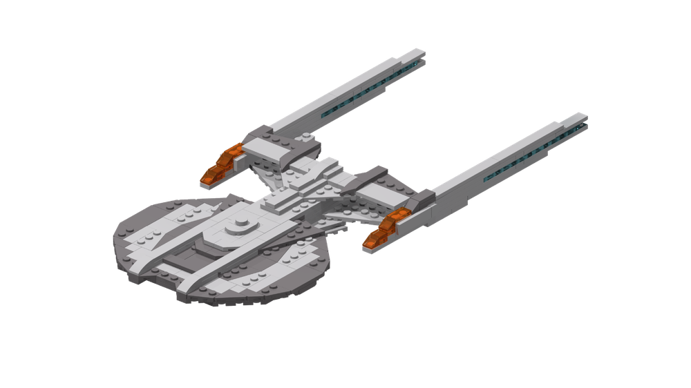 Lego Gagarin-Class from STO and Picard, Smooth Edition