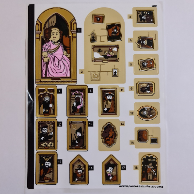 Lego Sticker Sheet for Set 40577-1