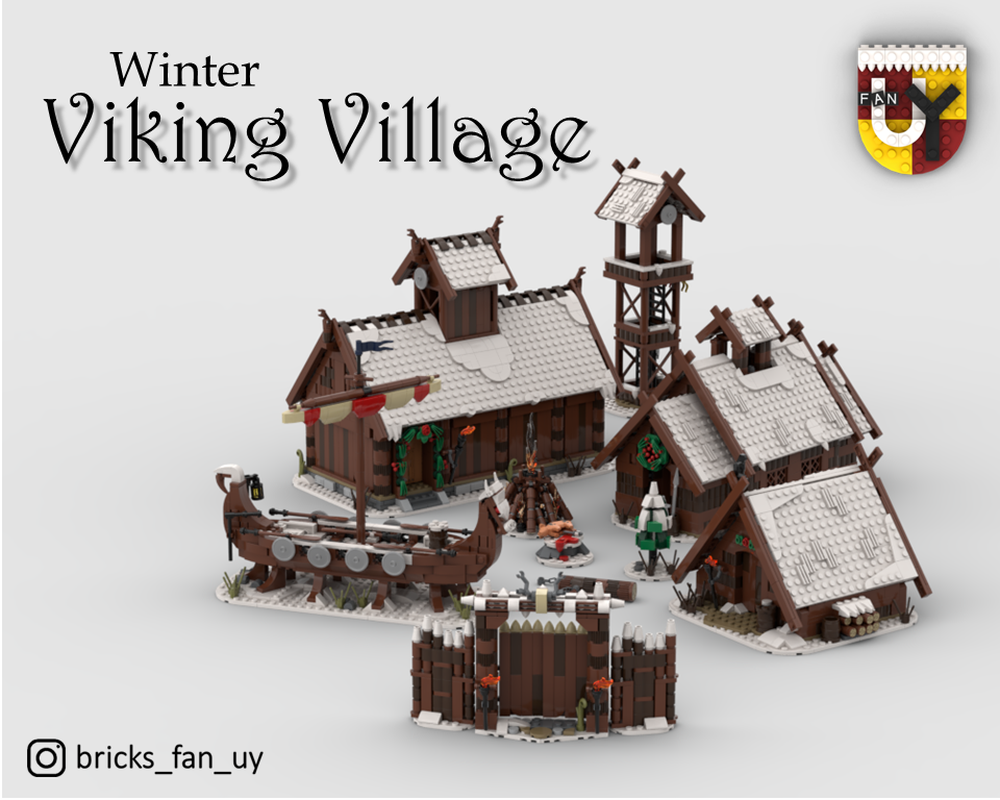 Lego Winter Viking Village