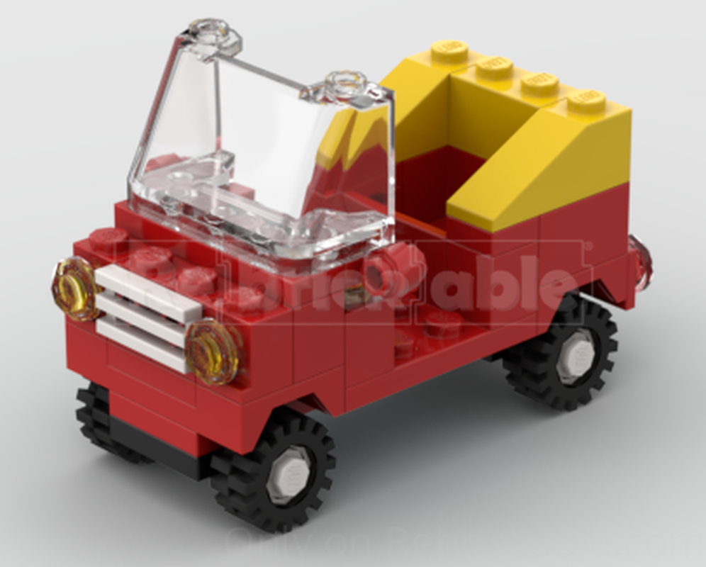 Lego #4.1 Classic Car buggy (small, gen 2)