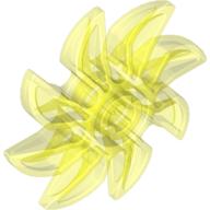 Lego Propeller 8 Blade 5 Diameter / Trans-Neon Green
