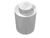 Lego Brick Round 1 x 1 Solid Stud, No Bottom Groove / White