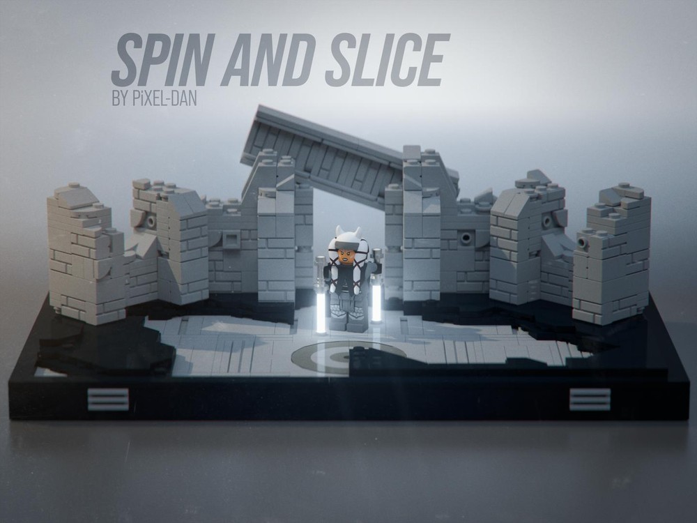 Lego PiXEL-DANs Spin and Slice Diorama