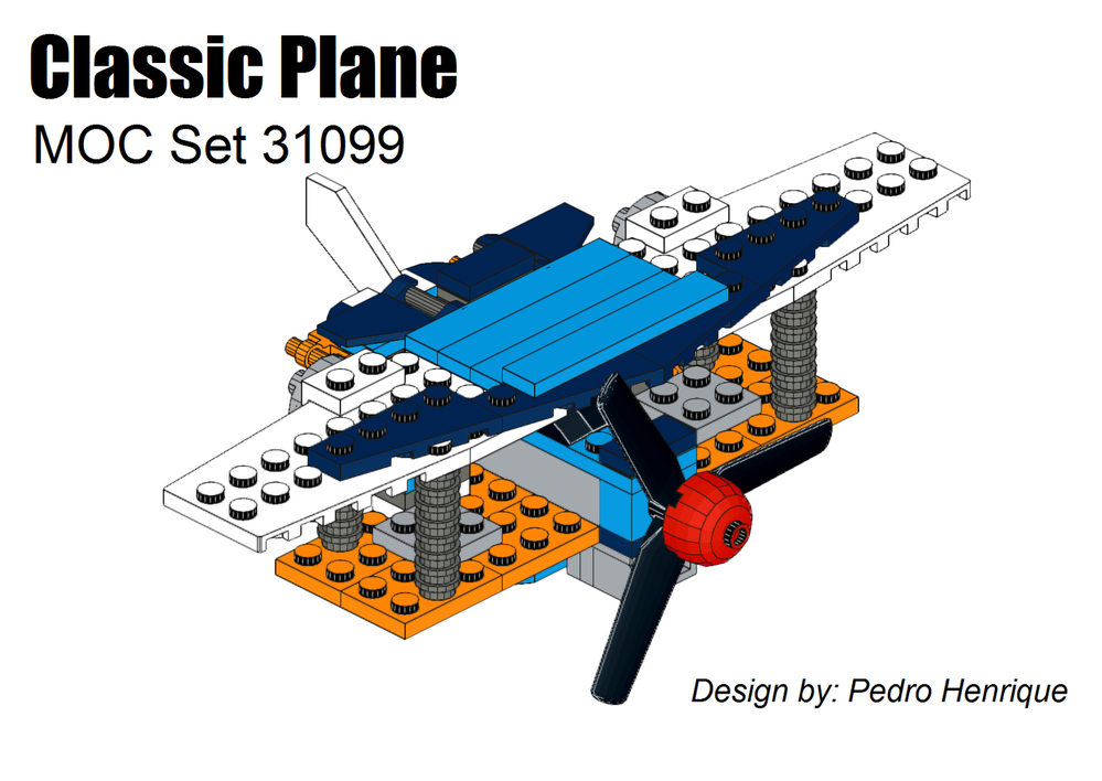 Lego Classic Plane - MOC 31099