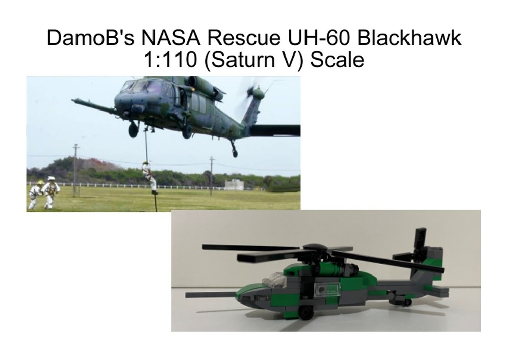 Lego DamoB's NASA UH60 Blackhawk
