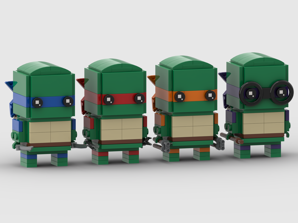Lego All TMNT BrickHeadz
