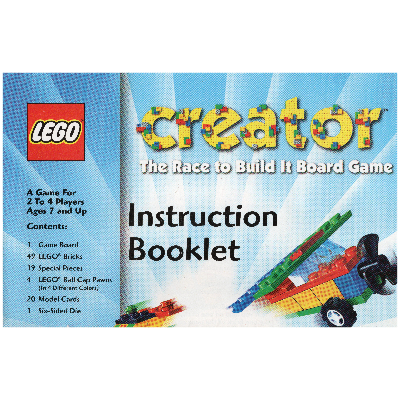 Lego Creator Board Game Instructions / [No Color/Any Color]