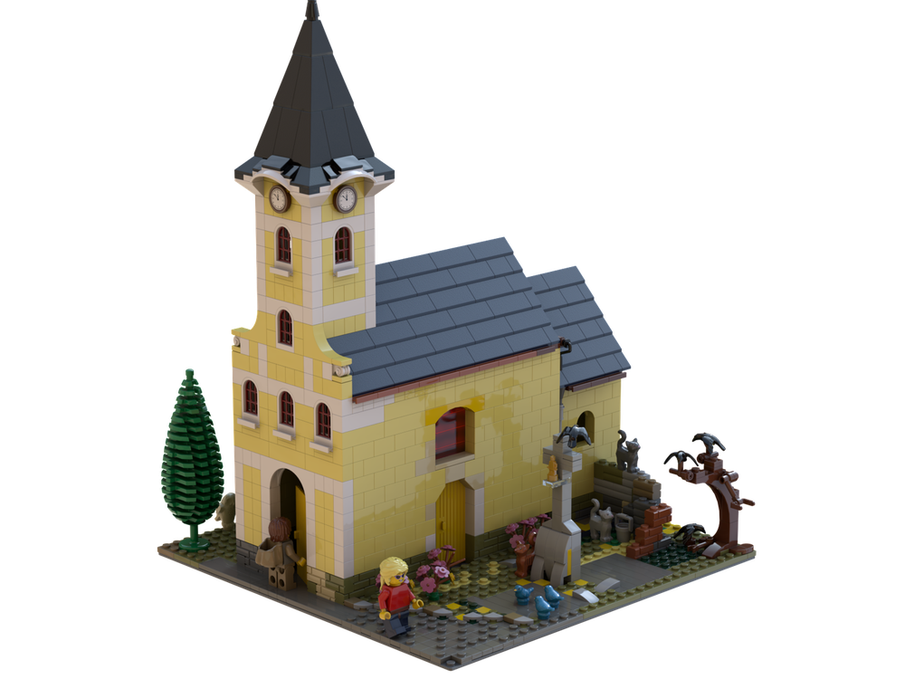 Lego Yellow Church