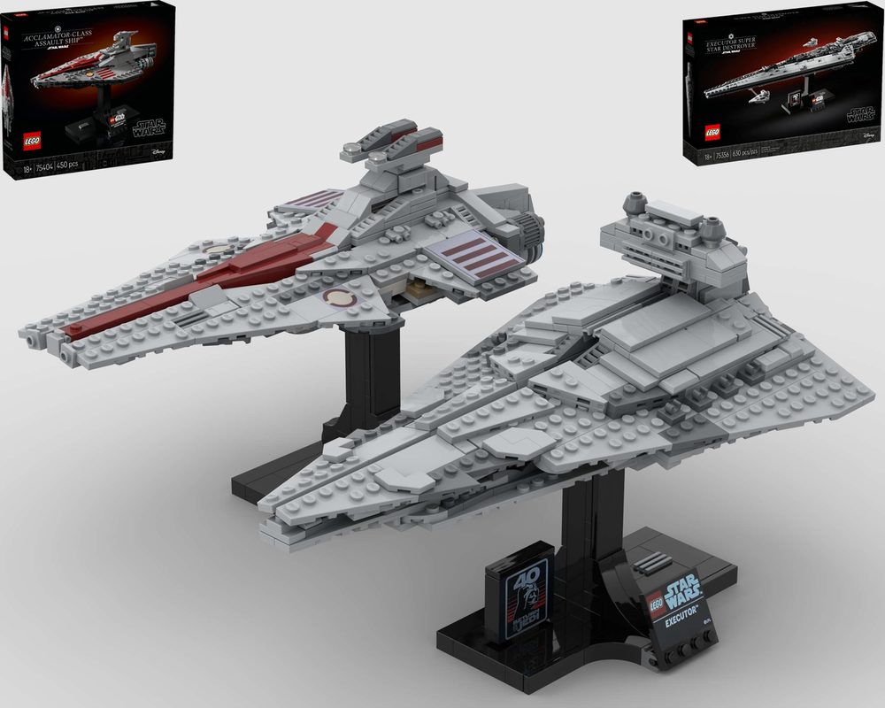 Lego Star-Destroyer Midi-scale Alternate Builds Bundle - 75356 and 75404