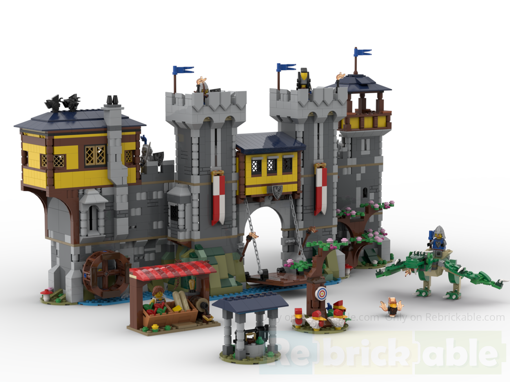 Lego 2x Medieval Falcon's castle