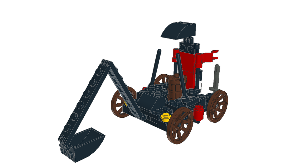 Lego 6039 Medieval Digger