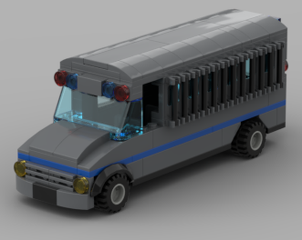 Lego Prison Transport Bus