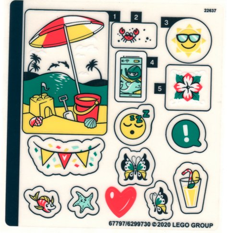 Lego Sticker Sheet for Set 41412-1