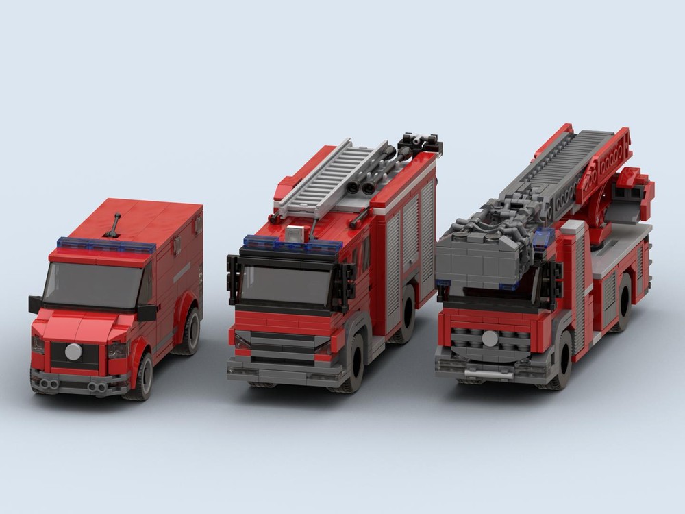 Lego Zaandam Fire Vehicles Pack