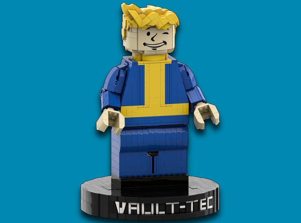 Lego Up-Scaled LEGO Minifigure - Fallout Vault Boy