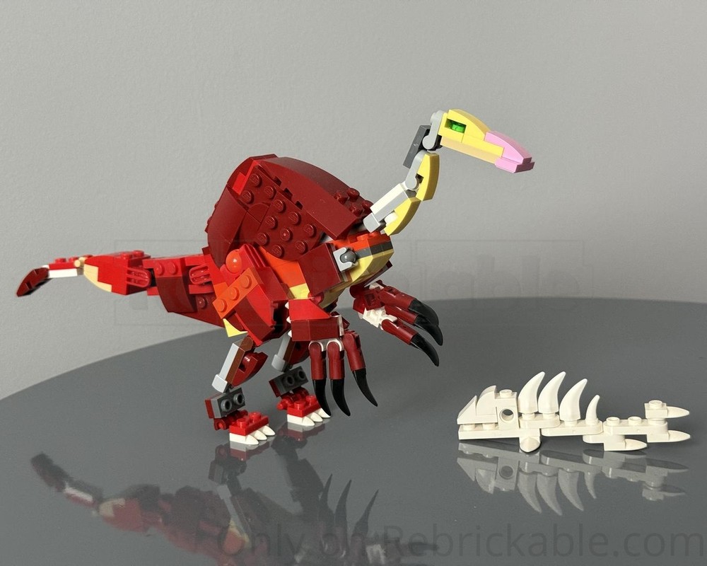 Lego 31379 Deinocheirus mirificus (minifig scale)
