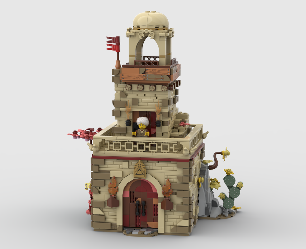 Lego Arab castle tower