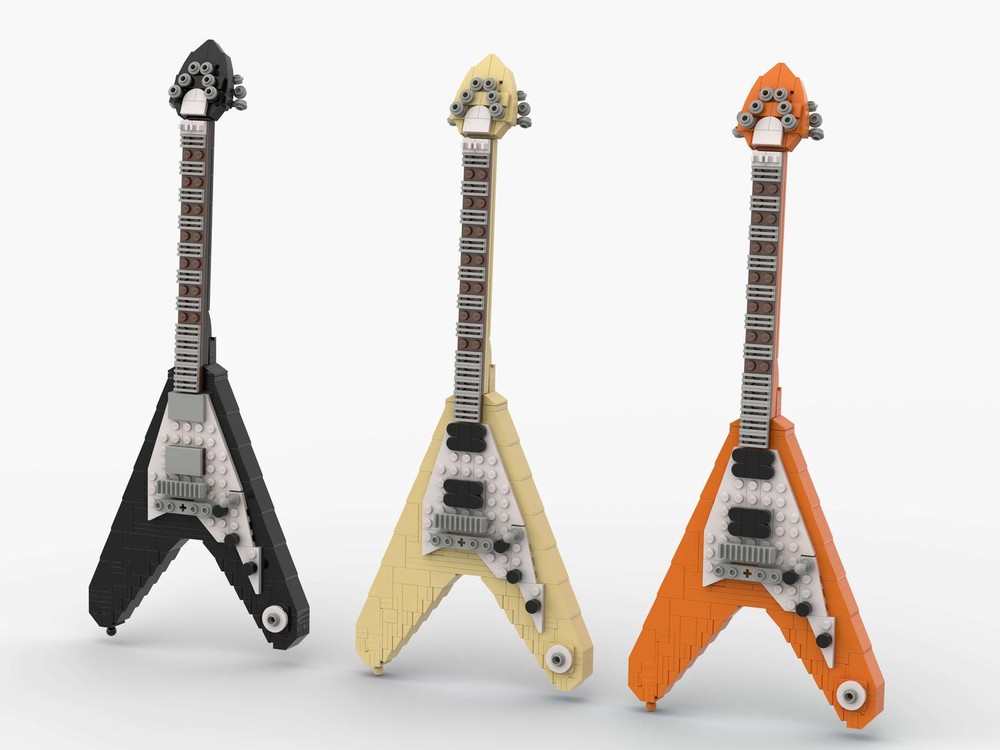 Lego Electric guitar——Gibson Flying V