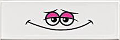 Lego Tile 1 x 3 with Eyes and Wide Smile Closed Mouth Pattern (Sticker) - Set 41256