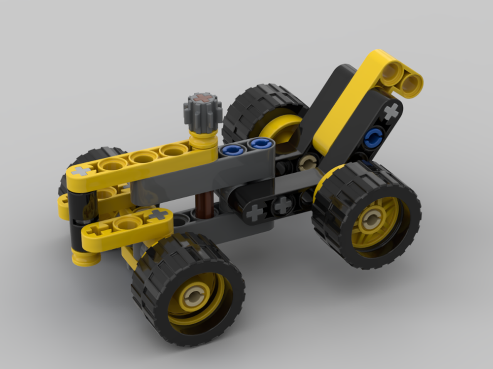 Lego Go-kart with functional HOG steering