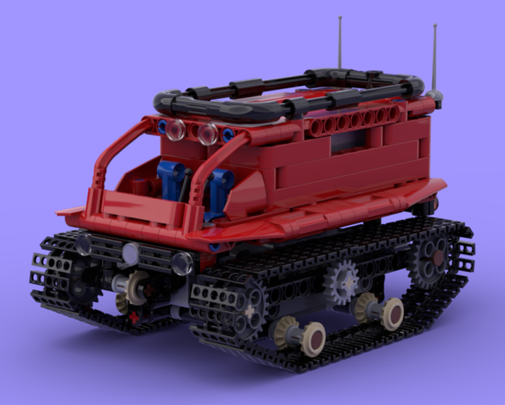Lego tomato snow expedition